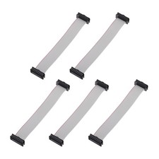 5 Pcs IDC Connector Flat Ribbon Cable 14 Pins FC 2mm Pitch 10cm Length