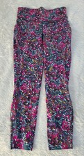 Lululemon Base Pace High Rise Tight Floral Electric Multi Leggings, Size 8