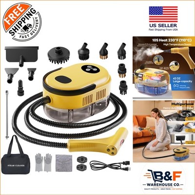 High Pressure Handheld Steam Cleaner - 10s Heat for Ultimate Home & Kitchen Care