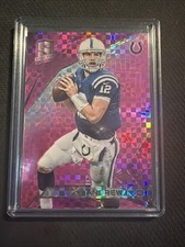 2015 Panini Spectra Andrew Luck Neon Pink #/10 Colts
