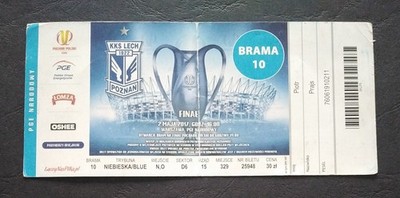 TICKET Poland Final Pucharu Polski 2.5.2017 Lech Poznan - Arka Gdynia # 329