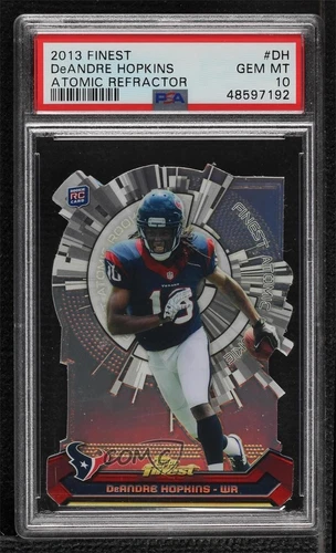 2013 Topps Finest Finest Atomic Rookie DeAndre Hopkins #FAR-DH PSA 10 GEM MT RC
