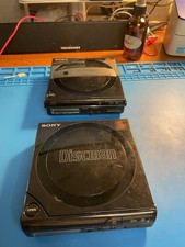 Lot Of 2 - Super Vintage Sony D-3 Discman Players, For Repair