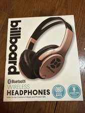 Billboard Bluetooth Wireless Headphones With Control Buttons