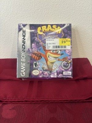 New Sealed Crash Bandicoot Purple Ripto's Rampage Game Boy Advance Game 2004