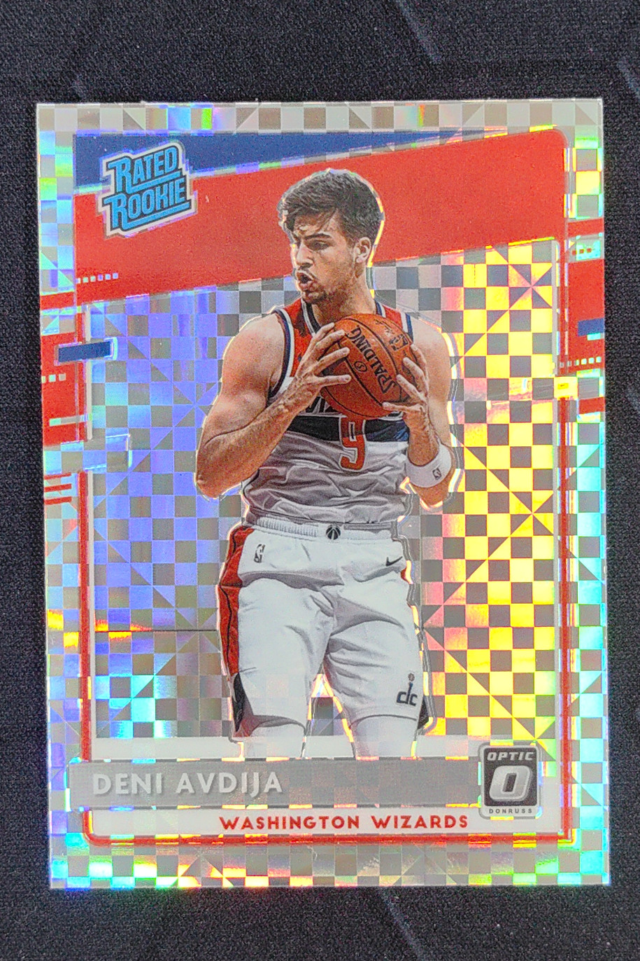 2020-21 Panini Donruss Optic Deni Avdija Rated Rookies Checkerboard RC #159