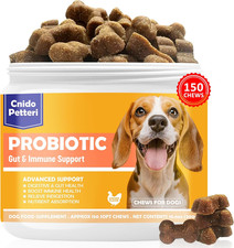 Probiotics for Dogs,6 Digestive Probiotics  6 Enzymes for Gut Health,Digestion