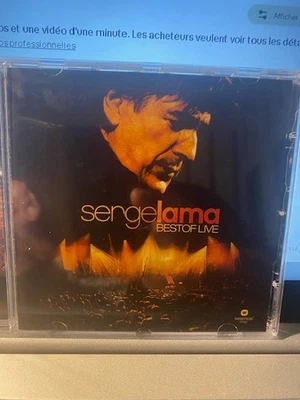 SERGE LAMA BEST OF LIVE CD - Photo 1/2