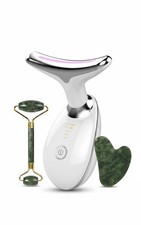 Appareil Massage Visage et Cou Anti-Rides EMS Lifter Soin Anti-Age Microcourant.
