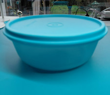 Tupperware B26 Große Hitparade Behälter+Deckel blau,600 ml, 16,5 x 6 cm, gebr.