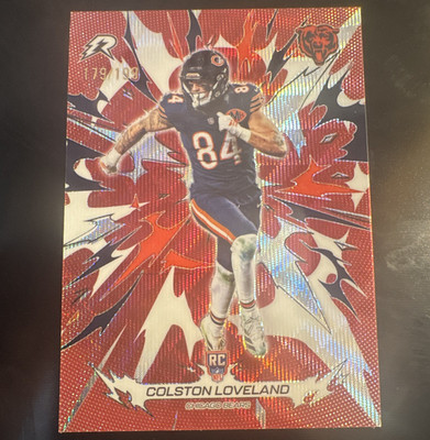 Topps 2026 Colston Loveland Chicago Bears #116 RC Serial Numbered 179/199