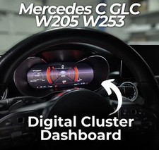Mercedes Benz C Glc Class W205 W253 Digital Instrument Cluster Speedo 2015-2018