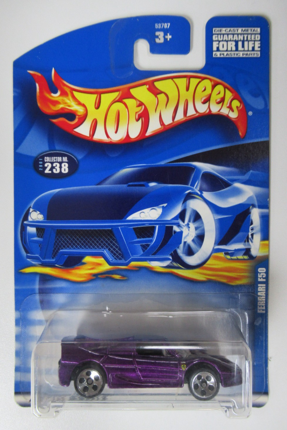 2001 Hot Wheels Purple Ferrari F50