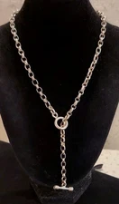 Sterling Silver 17"L Rollo Chain with Toggle 6mm 24gm 