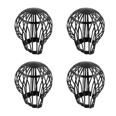 #ad Roof Drain Parts Black Block Debris Down Pipe Filter Drain Cover Fittings $19.21