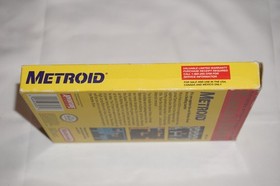 Metroid Classic Yellow (Nintendo NES) Complete in Box CIB