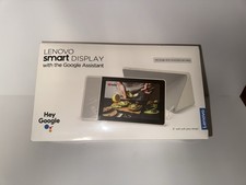 Lenovo Smart Display White Voice Search WiFi Bluetooth Google Assistant NIB