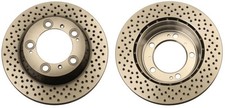 2x Bremsscheibe TRW SINGLE DF6337S für 986 996 BOXSTER PORSCHE 911 CAYMAN 987