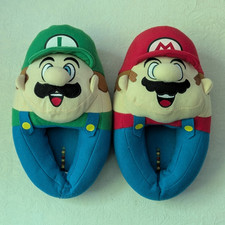 Zapatillas sin cordones para niños Nintendo Super Mario Bros Mario & Luigi EE. UU. 11-12