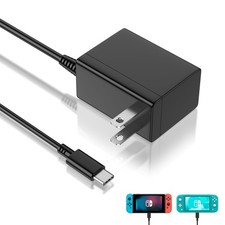 Charger for Nintendo Switch AC Power Nintendo Supply Adapter 39W 15V 2.6A Fas...
