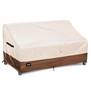 2-Seater Outdoor Couch Cover,60"Wx38"Dx35"H Inches Patio Loveseat Cover,100% ...