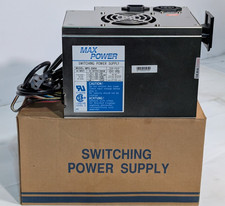 Max Power MPU-250B Switching Power Supply, 115/230VAC, 7A/4A, 47-63Hz, 250Watts