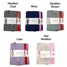 Cuddl Duds 3-Piece Relaxed Fit Soft Knit Ribb...