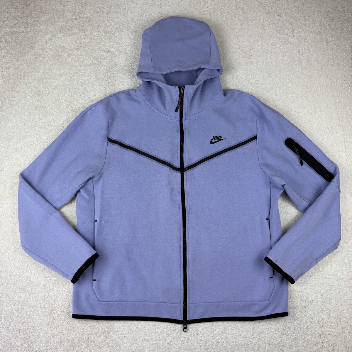 Nike Tech Fleece Thistle Lavender Purple Full Zip Hoodie Jacket