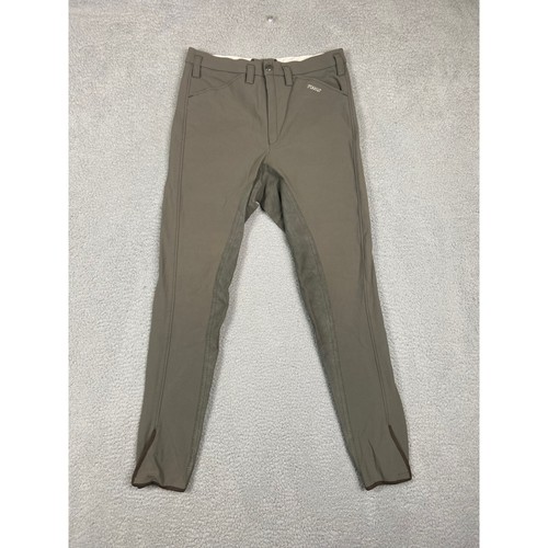 Pikeur Equestrian Full Seat Riding Breeches Taupe Brown Mens 29x24