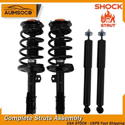 4Pcs Front & Rear Struts Shocks Absorber w/Coil Spring For Saturn Aura 2007-2009