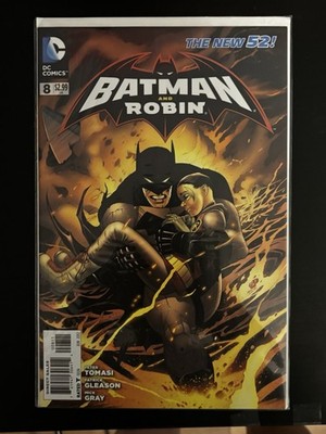 BATMAN AND ROBIN #8 NEW 52 (DC COMICS TOMASI 2012) VF/NM QUALITY