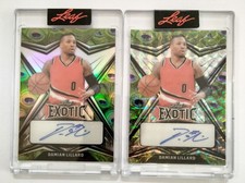 Damian Lillard 2022 Leaf Exotic Basketball