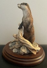 Vintage 1995 Border Fine Arts Otter ‘Scenting The Air’ MTR03. Great Condition