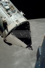 APOLLO 17 COMMAND AND SERVICE MODULES IN LUNAR ORBIT 1972 4X6 PHOTO