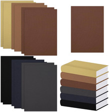 12 Pack 14x10 Inch Book Cloth Fabric Surface and Paper Backed Bookbinding Cloth