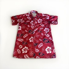 San Diego State University Aztecs Hawaiian Shirt Tropical Button Up Men’s Size M