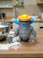 Mini PEKKA Figurine pancake - Clash Royale 3D Printed Cute Toy for Kids, Teens, 
