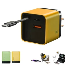 3 In 1 GaN Charger Scalable 80w Max Fast Charger Module With Type C & USB Ports