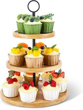 3 Tier Cupcake Stand, Cake Stand Tower, Dessert Table Display Set for Party