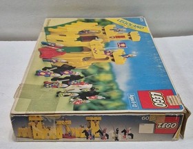 LEGO 6075 Classic Castle Yellow Castle *EMPTY BOX ONLY* - Worn Condition!