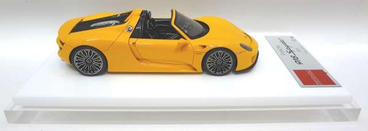 Make Up EIDOLON 1/43 Porsche 918 Spyder 2011 Yellow EM568D | eBay