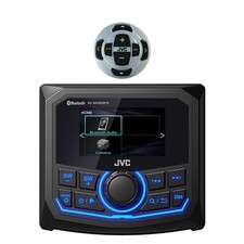 JVC KD-MR305BTS 2.7" LCD Marine Bluetooth AM/FM/WB Receiver, JVC Wired Remote