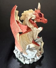 Enchantica Firewing Dragon Figurine & Original Box Holland Studio Craft