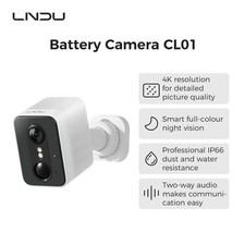 LNDU Wireless Security Camera 4K IR Night Vision Outdoor Home WiFi AI Detection
