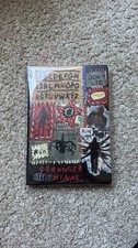 Stranger Things A5 Notebook   Soft PU Cover, 200 Blank Pages, Patchwork Design