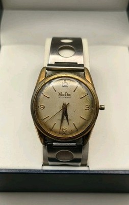 Vintage MuDu DoubleMatic 30 Jewel Automatic Uhr - ca1950er Jahre - Ersatzteile Reparaturen