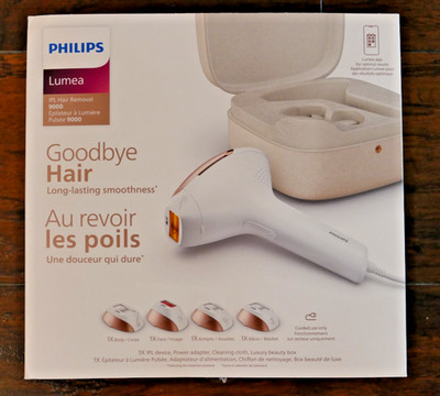 NIB Philips Lumea 9000 Series IPL Hair Removal Device w/ Luxury Box (BRI984)