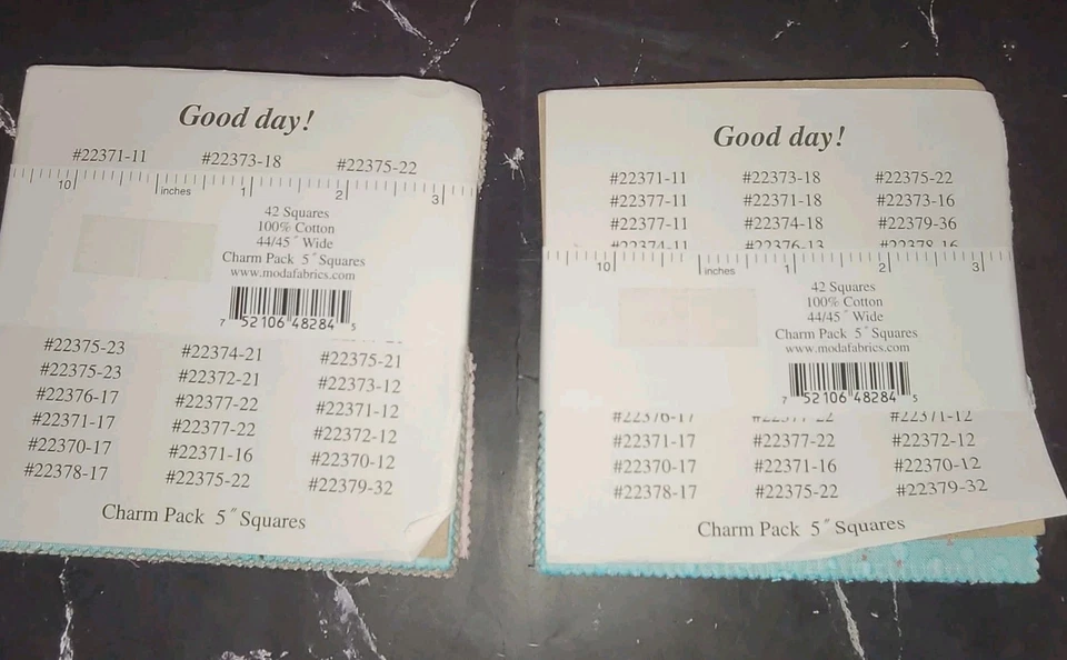 Moda GOOD DAY! Me & My Sister Designs Charm Pack Quilt Fabric Cotton OOP NEW HTF - Image 3 of 3