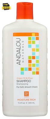 Argan Oil & Shea Moisture Rich Shampoo, Orange, 11.5 Ounce      