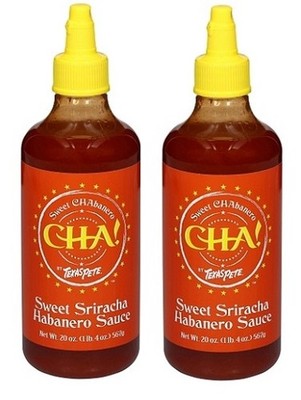 Texas Pete Sweet Chabanero Cha! Sweet Sriracha Habanero Sauce 2 Pack